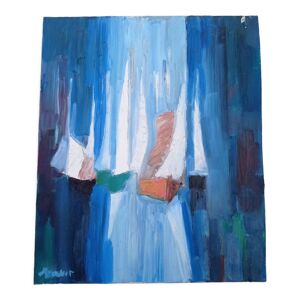 toile ancienne marine