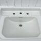 Lavabo en céramique blanche, 1950
