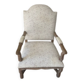 Fauteuil bas style Louis XV