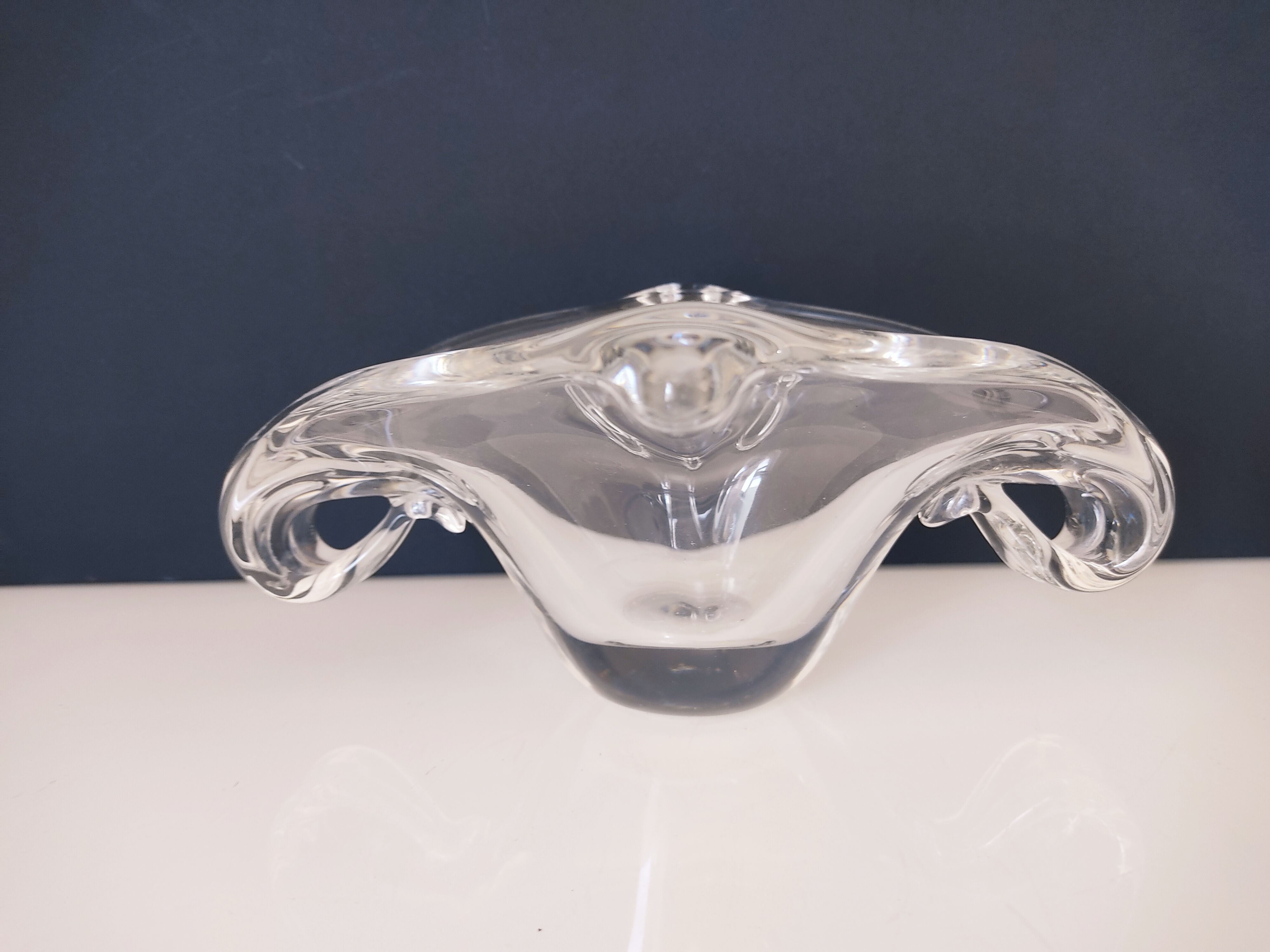 Coupe vide poche en cristal Val Saint Lambert