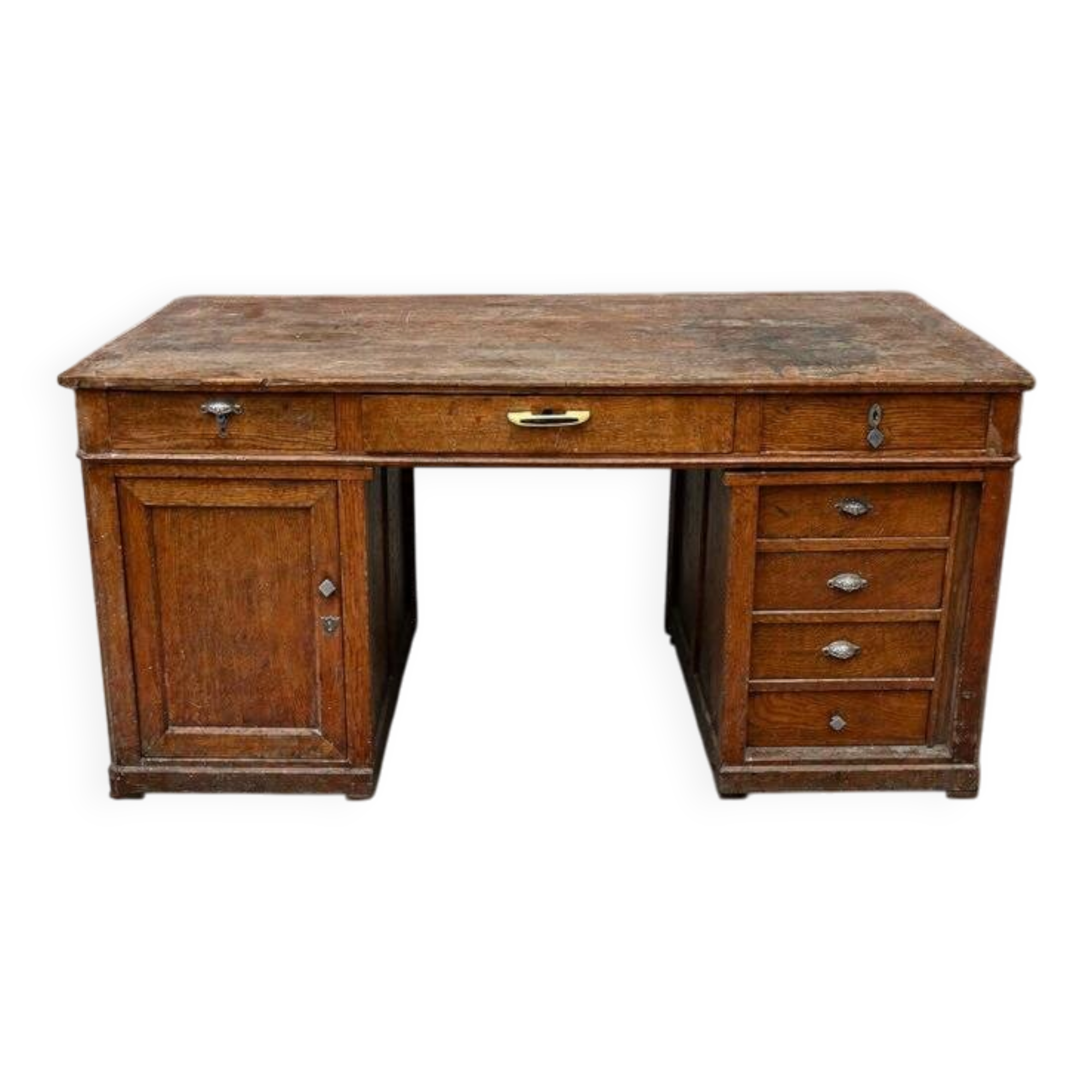 Minister's desk in oak