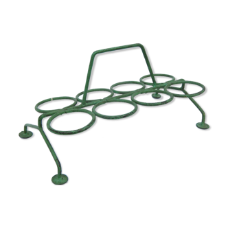 Lassi Glass Holder Green Lassi Glass Door or Chai Metal Iron India