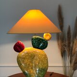 Ceramic cactus lamp, 1970