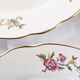 Set of 6 flat plates, Condé de Digoin Sarreguemines model.