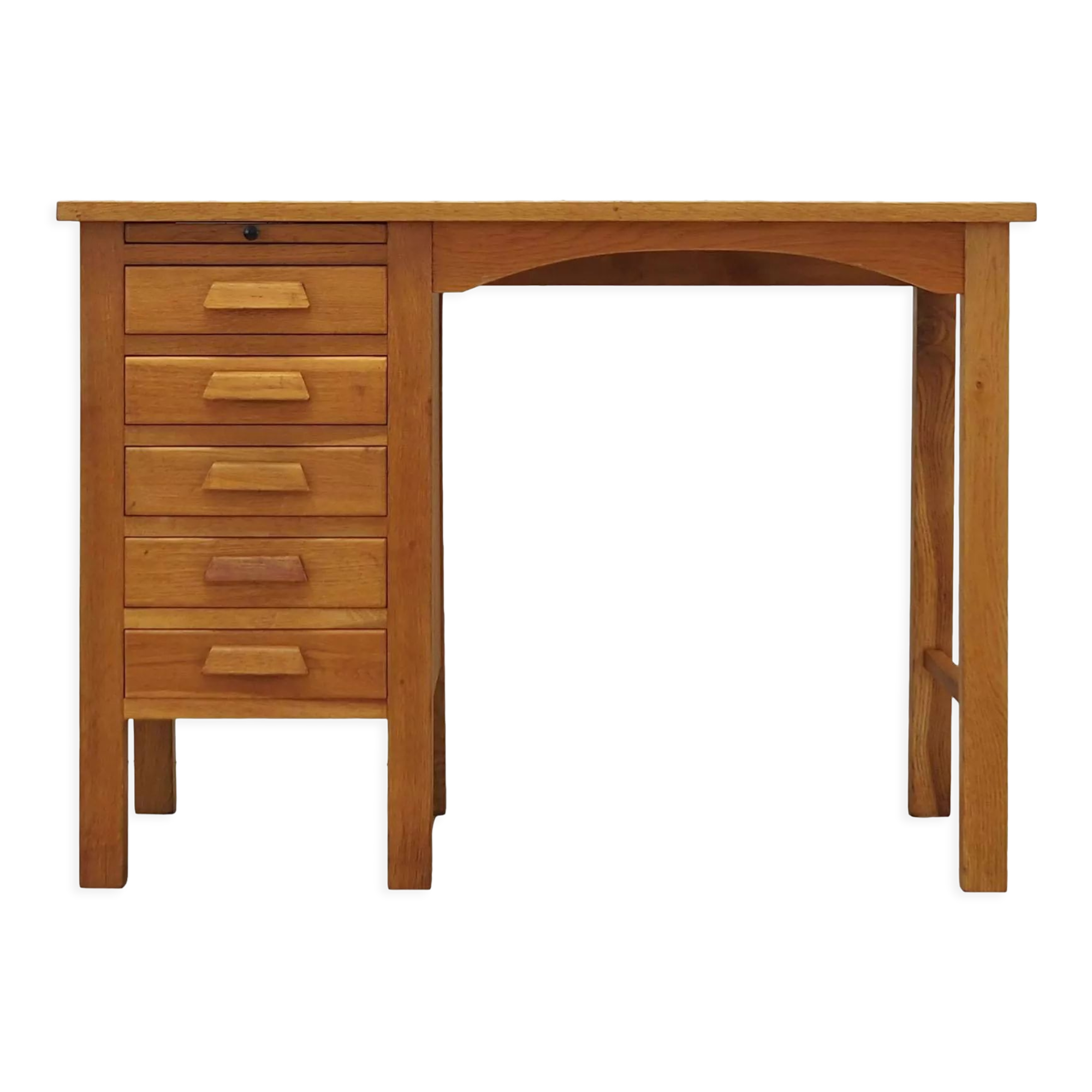 Oak desk, Danish design, 1960s, production: Denmark
