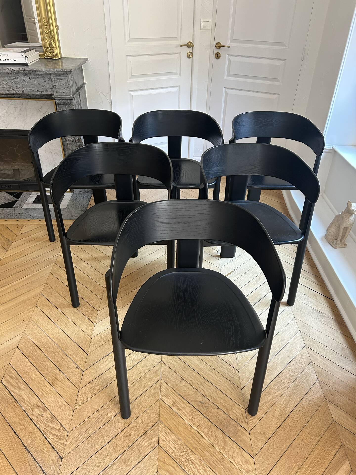 Fauteuil de table marais Emmanuel Gallina x AM.PM – chêne noir