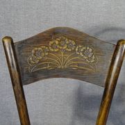 Set of 4 bistro chairs 1910/1930 curved wood, thonet, fischel etc