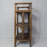 rattan bedside table