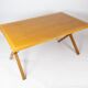Table à manger en bois clair design Poul Cadovius et fabriqué par Cado