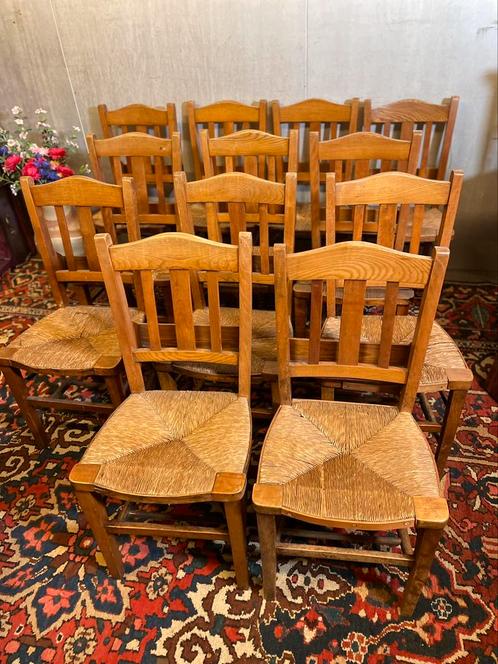 Set of 12 vintage chairs