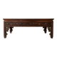 Chinese style coffee table in carved wood