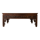Chinese style coffee table in carved wood
