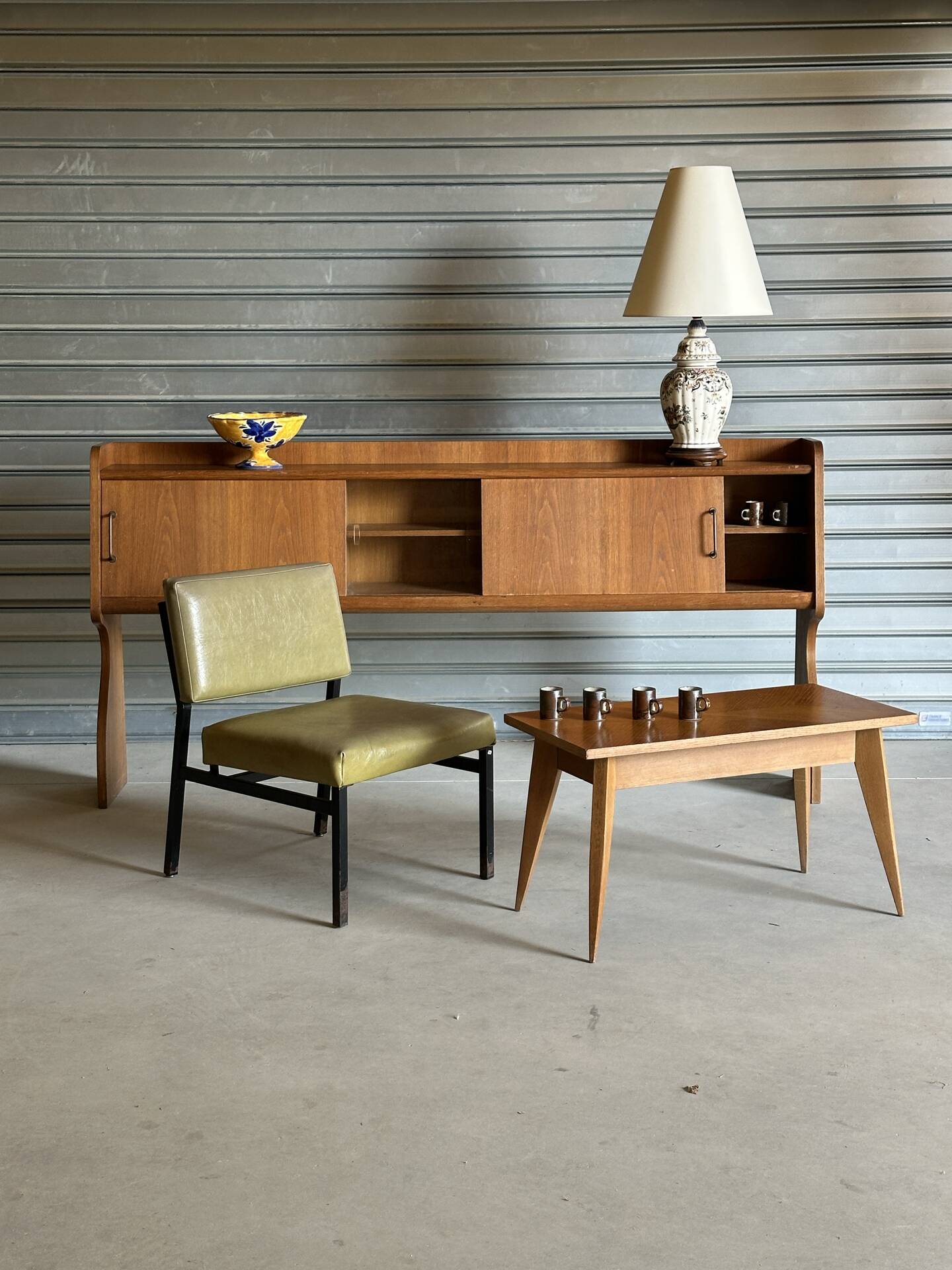 Vintage sideboard, Scandinavian style from the 1950s-1960s.