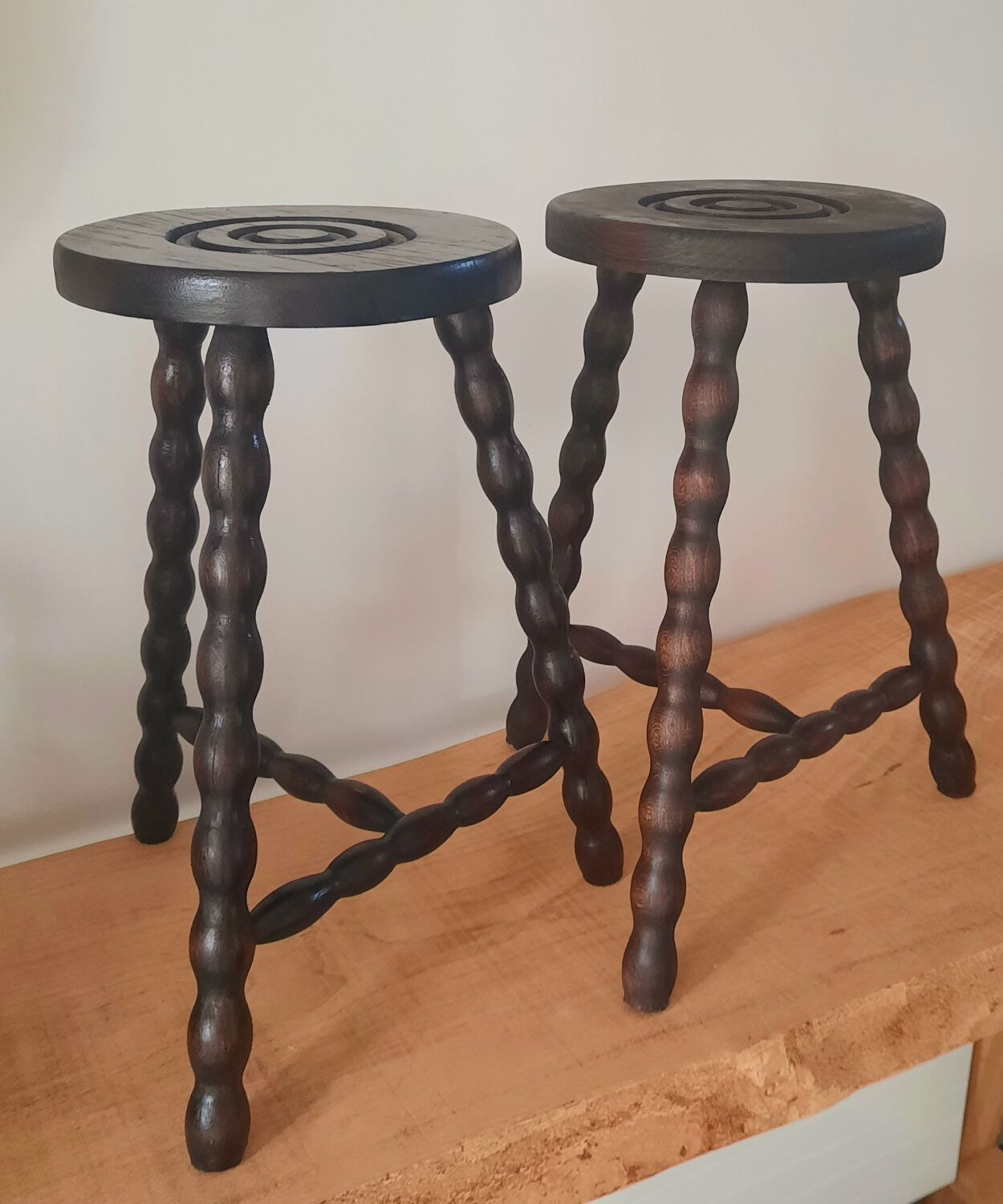 Old wooden stool