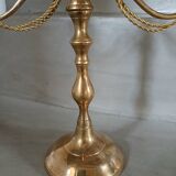 Antique metal chandelier with 3 arms