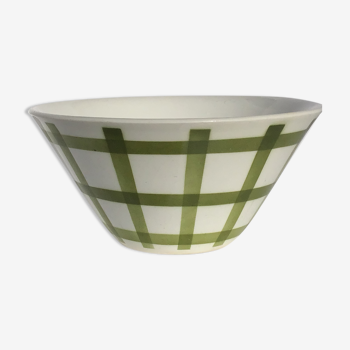 Salad bowl Moulin des Loups model Olive tablecloth diameter 24cm