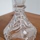 Paire de bougeoir en cristal ciselé