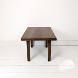 Mid Century Table d'appoint en bois massif Vintage Banc de fleurs Tabouret de fleur Design danois Ta