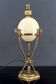 Neoclassical Lamp, Ostrich Egg & Bronze Animal Mount, c. 1900