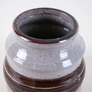 Grey ceramic vase, Danish design, 1960s, made in Denmark