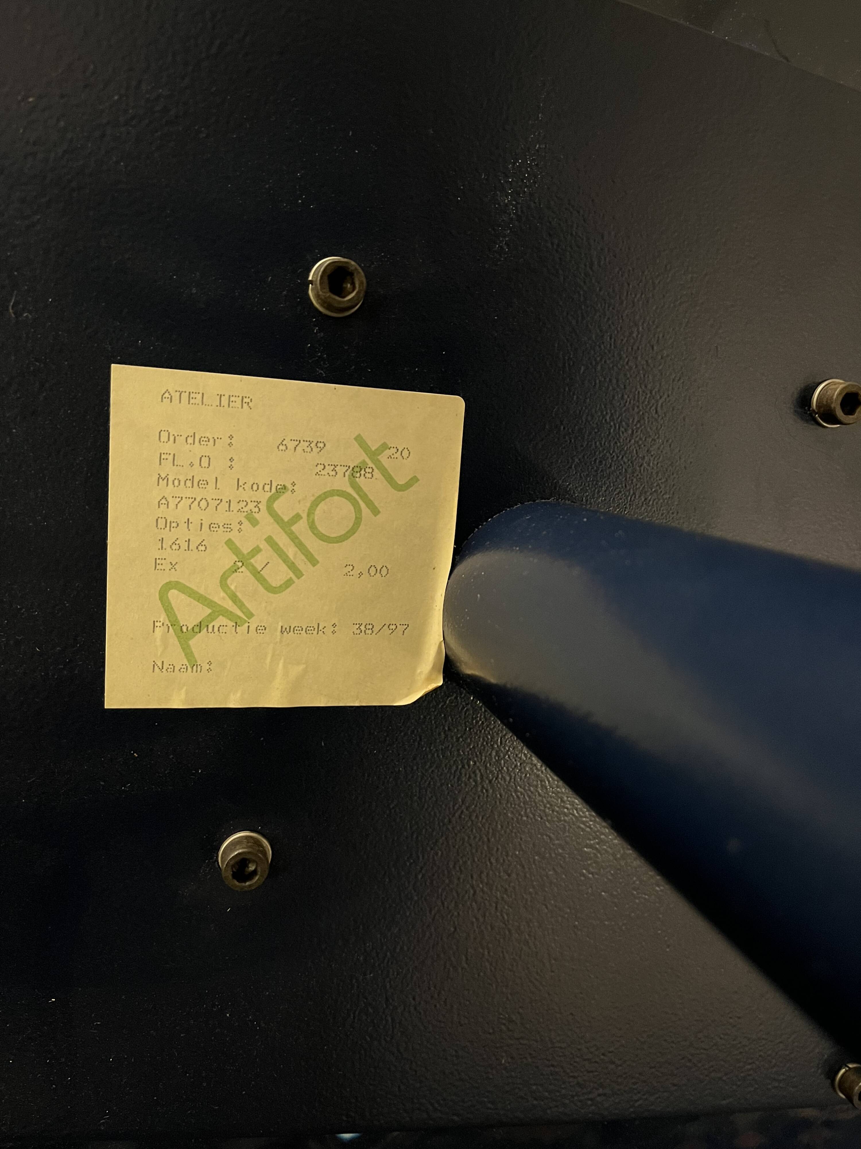 Ribbo armchairs and coffee table by Pierre paulin for Artifort, 60s,