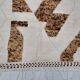 Grand tapis marocain d’atlas sur mesure taille 3/4 m