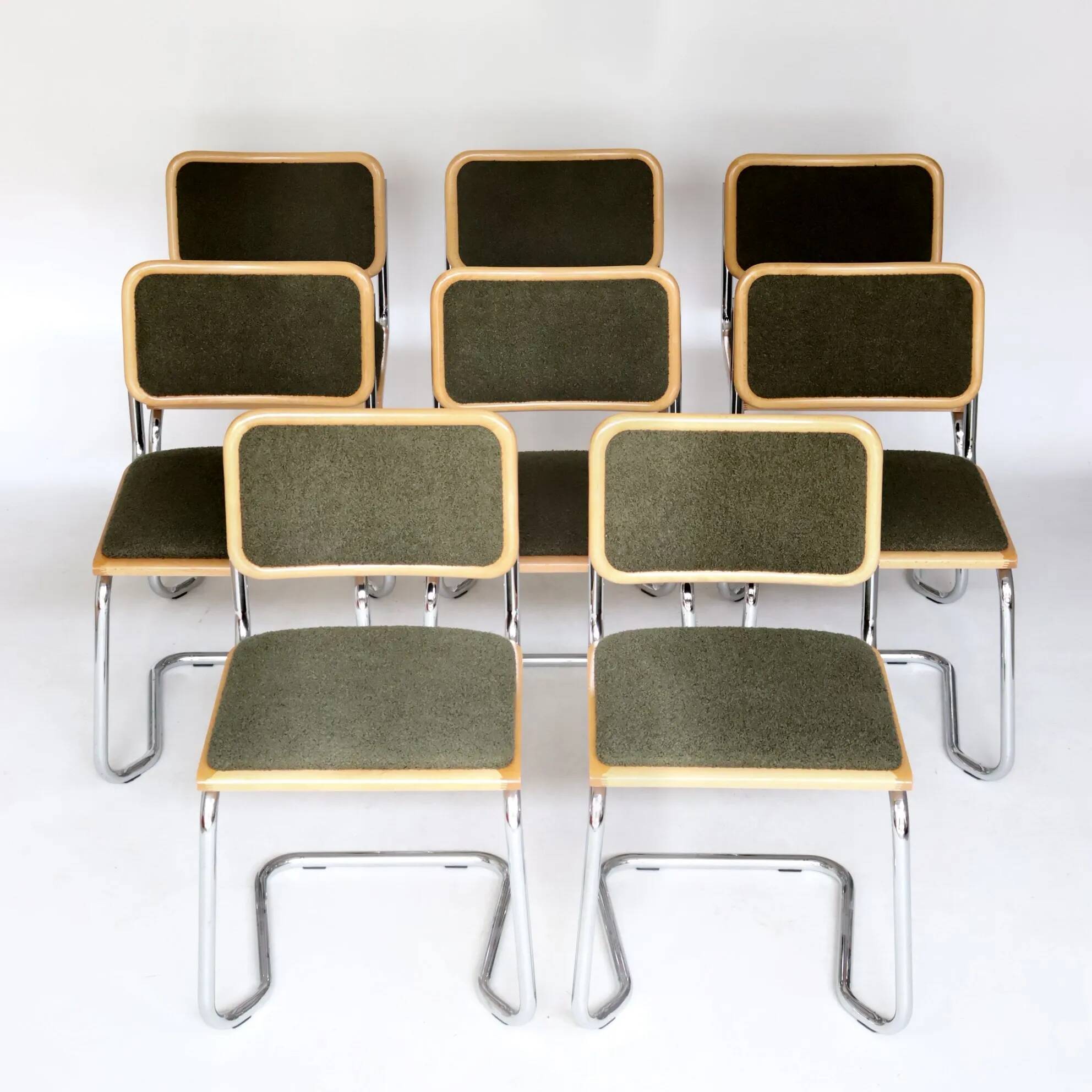 Set of 8 B32 chairs