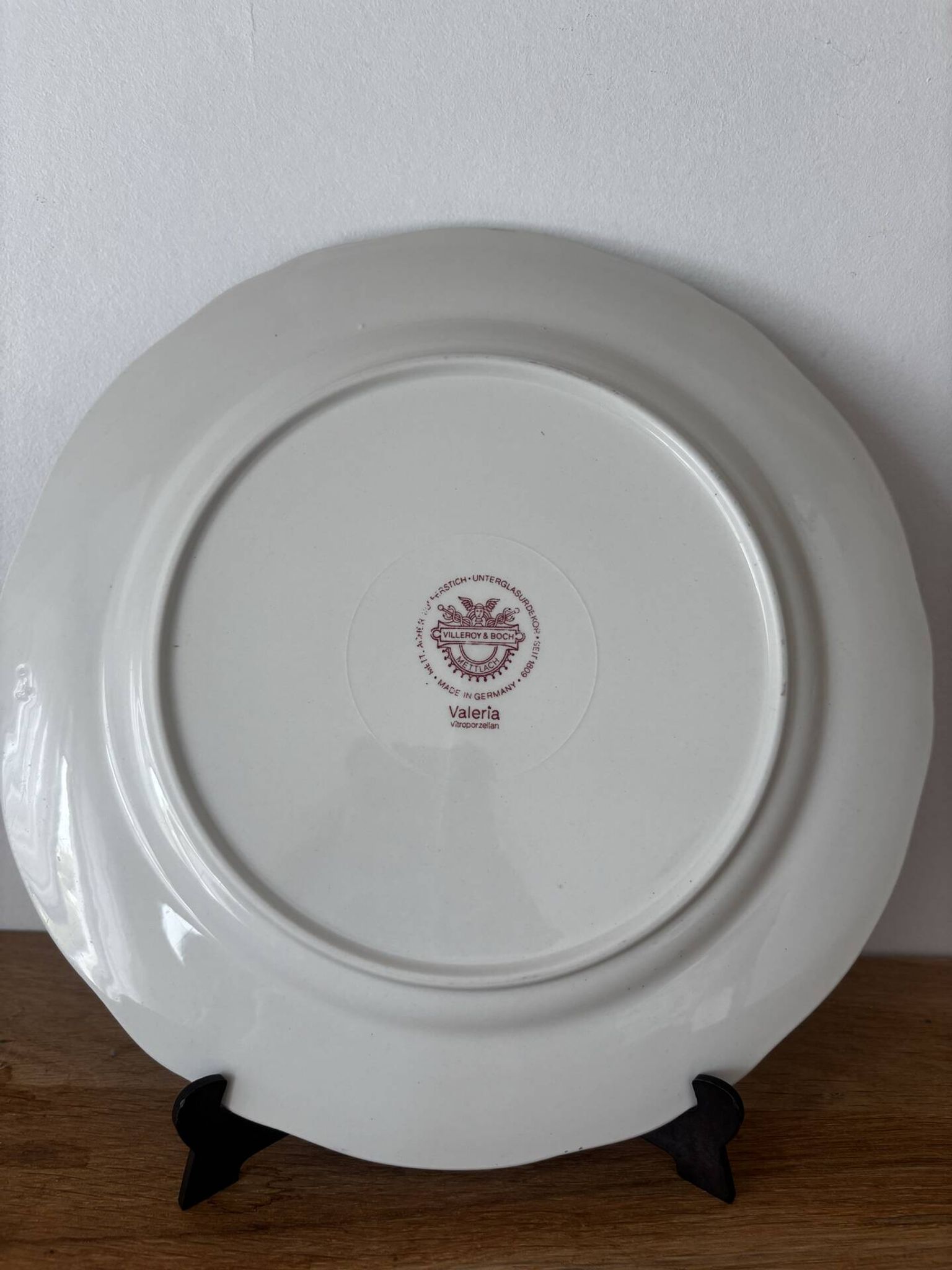 Ensemble de 3 assiettes plates et une à dessert villeroy et boch