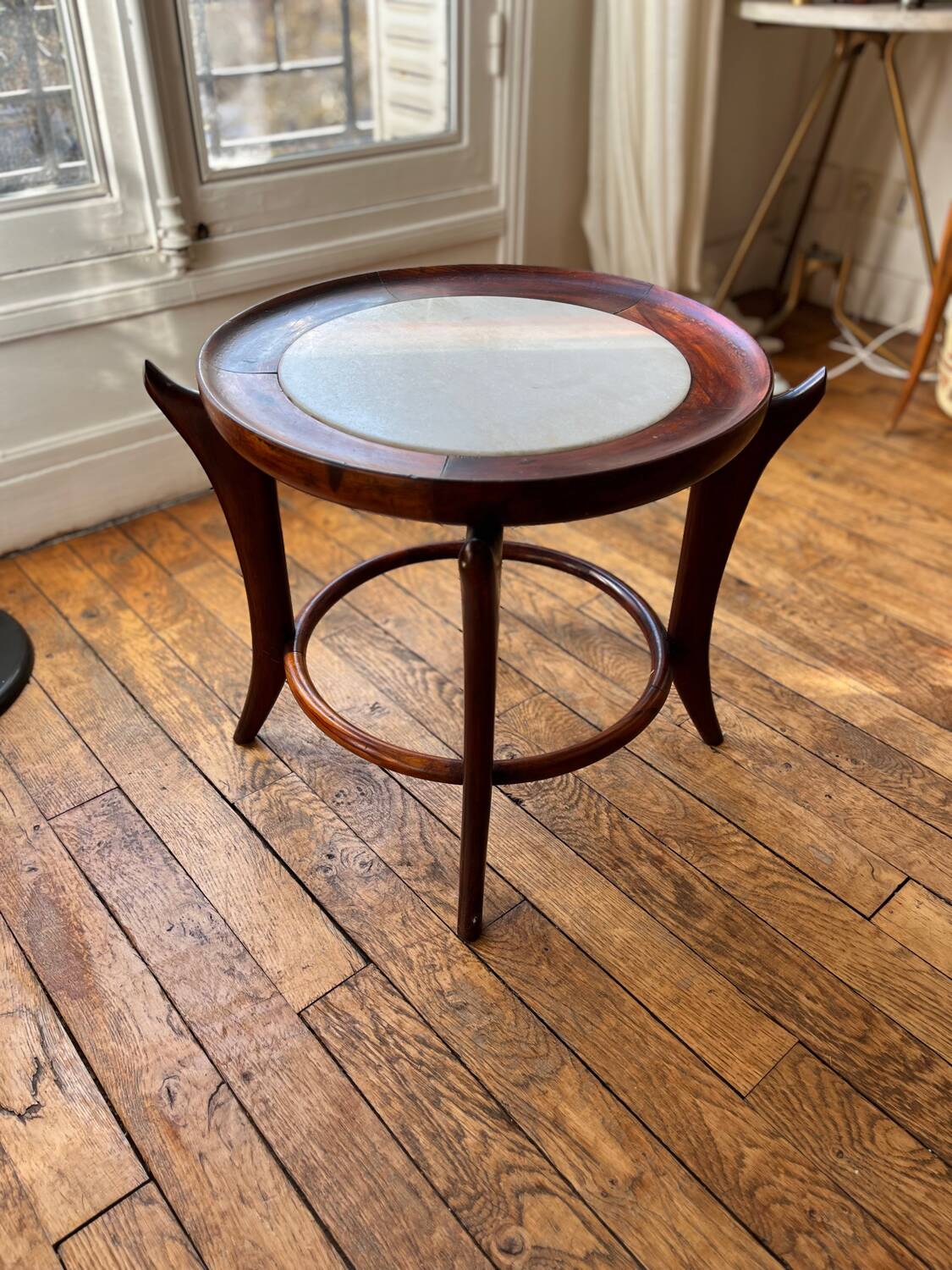 G. Scapinelli. Table d’appoint Maracana en caviuna