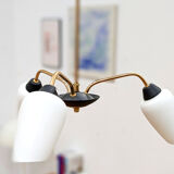 Suspension with 3 tulip lights