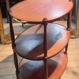 Mahogany dessert table with 3 tiers.