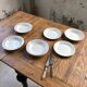 Set de 7 assiettes à dessert « lys »