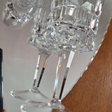 7 crystal glasses 70's