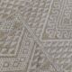 Hand-woven margoum rug in natural wool