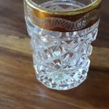 Liquor glasses with golden liserets