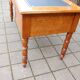 Louis Philippe period desk in mottled maple and cherry, 19th century.