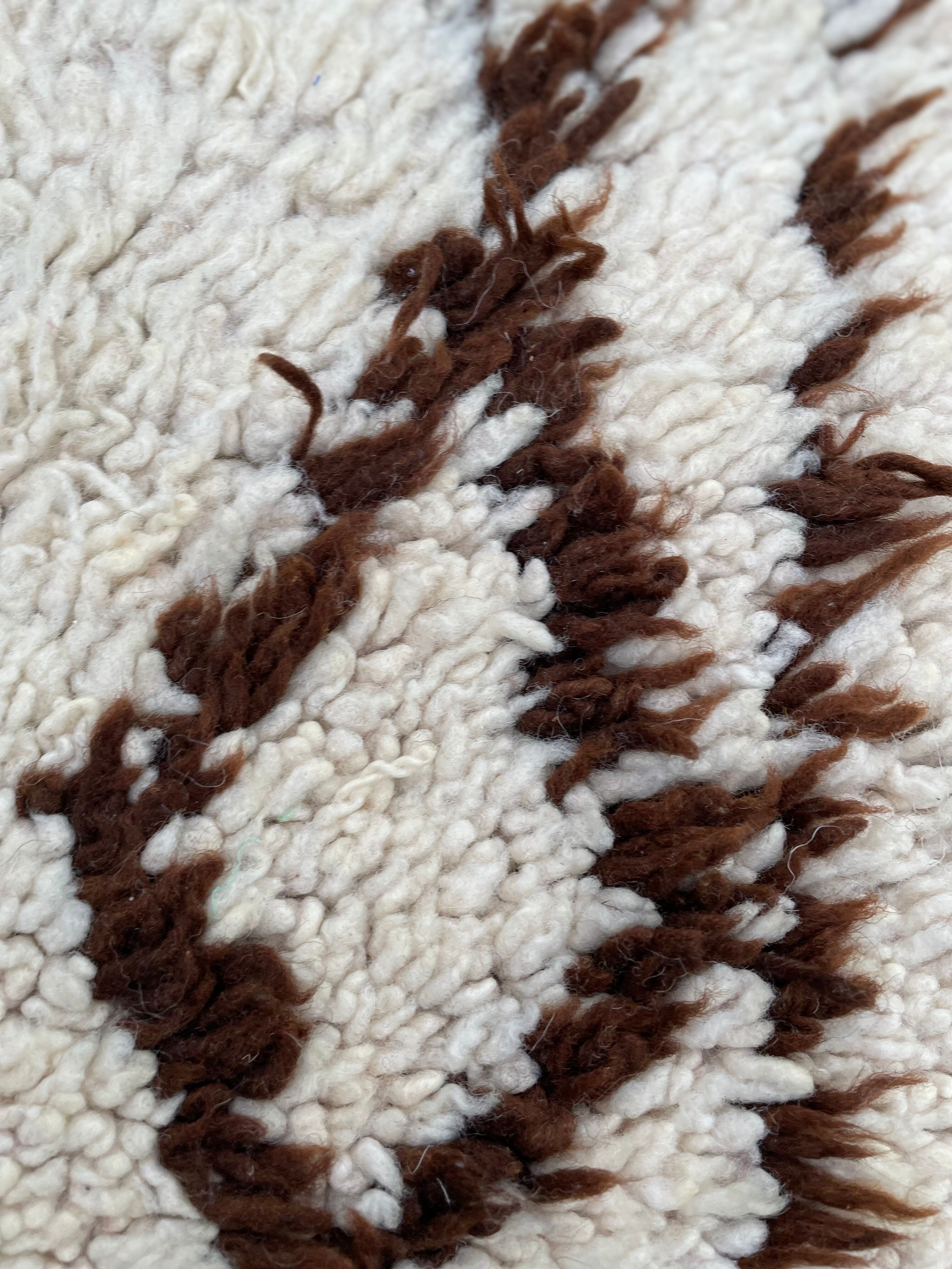Tapis berbere beni ouarain vintage 70x170 cm
