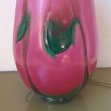 Lampe de table en pâte de verre La Rochère France