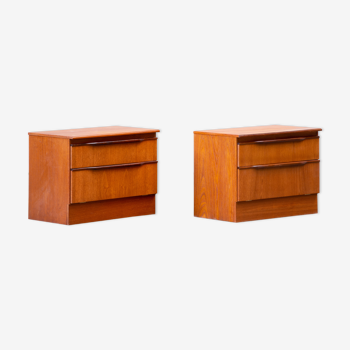 Pair of Scandinavian chests of drawers