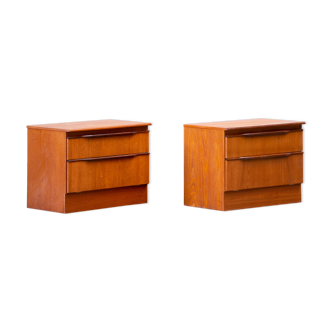 Pair of Scandinavian chests of drawers