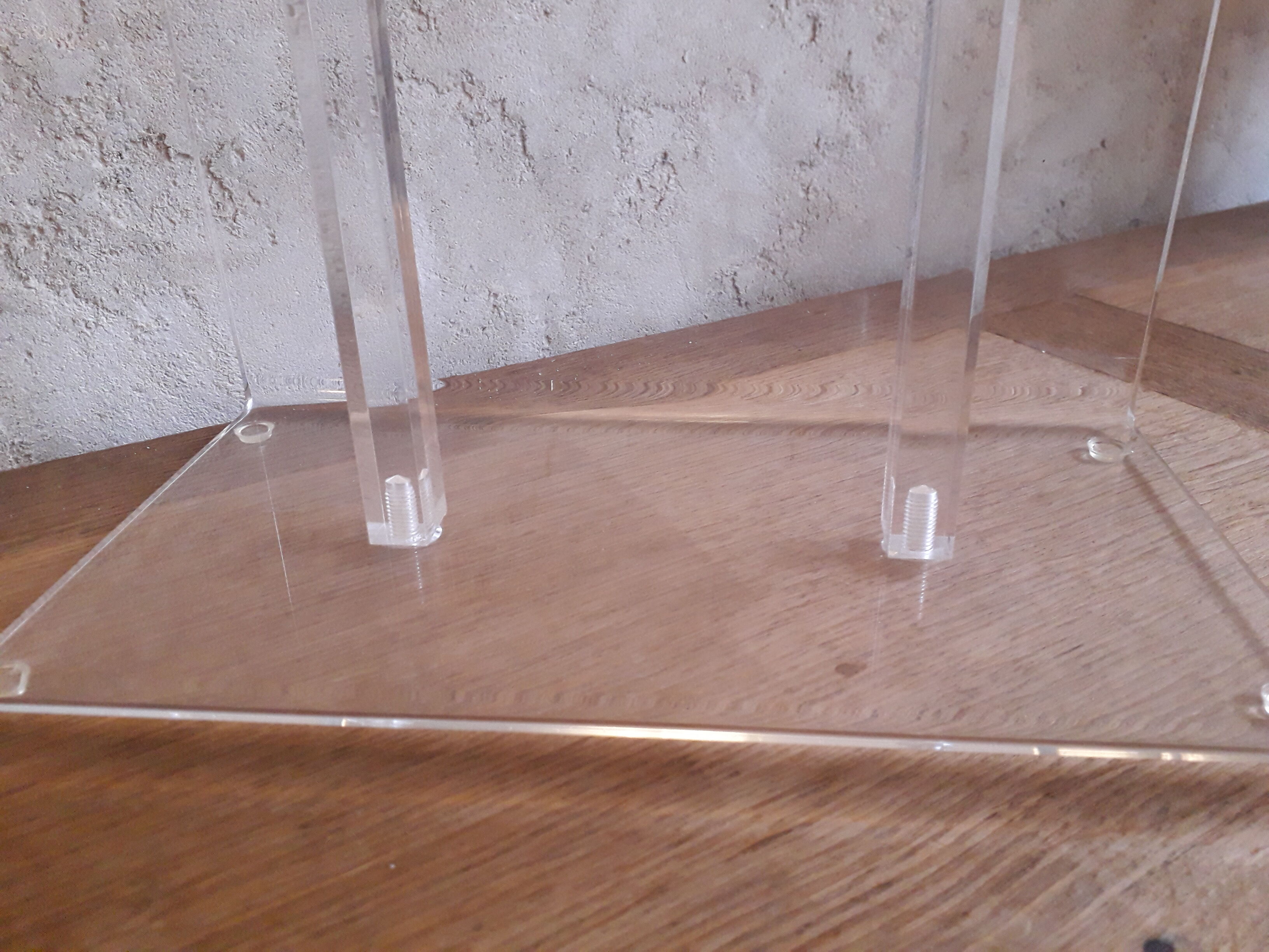 Vintage Plexiglas magazine holder