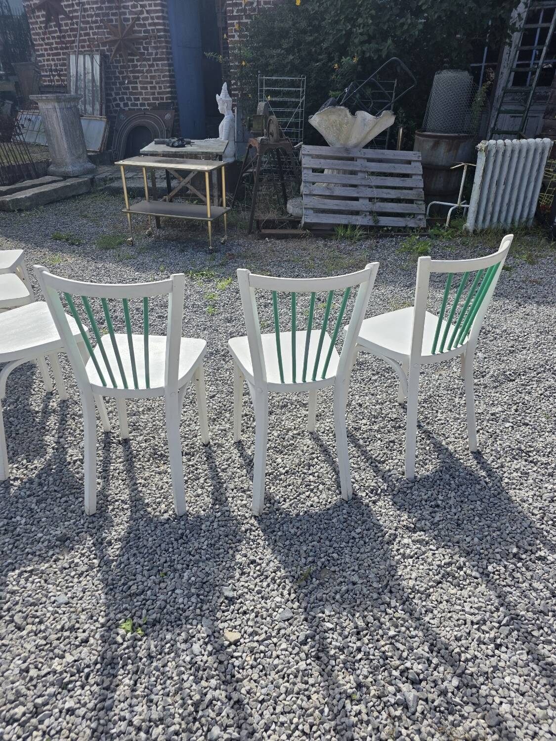6 Baumann bistro chairs