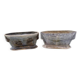 Pair of cast iron planters from 1900 from Charleville-Mézières
