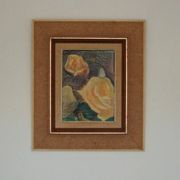 Original Mid Century Swedish Oil on Canvas – “Roses” by Hans Ripa