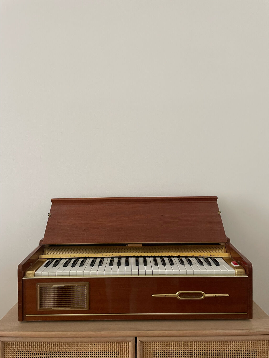 Vintage wooden piano