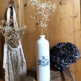 Bouteille en grès peinte