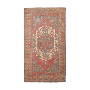 tapis persan vintage 4x7, tapis persan rouge