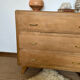 Commode vintage bois pieds compas