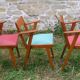 Fauteuils bridge années 60