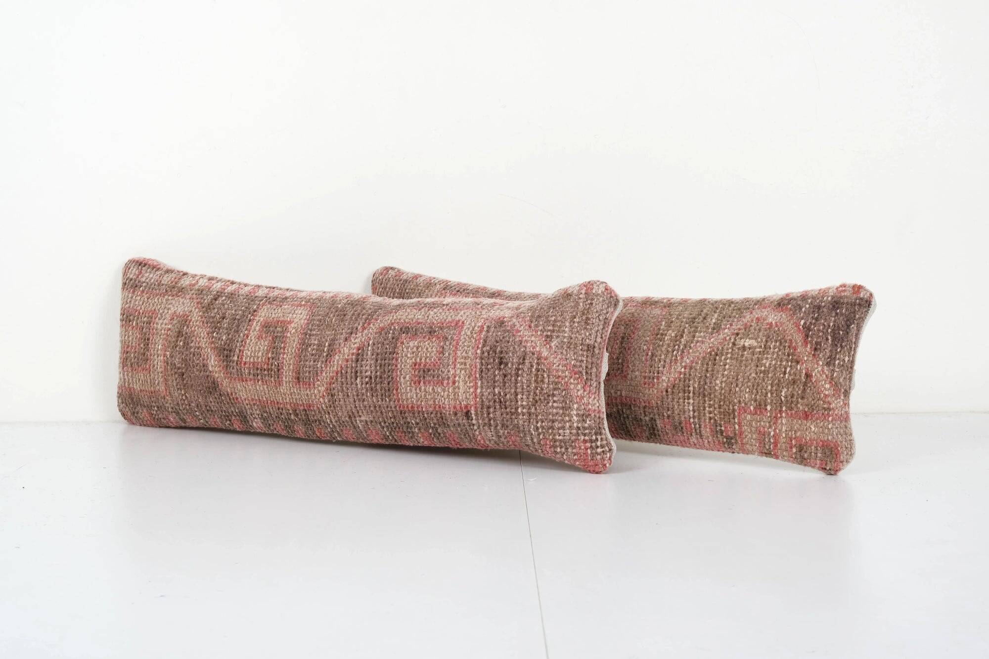 Set of 2 vintage Turkish cushion covers 20x56 cm